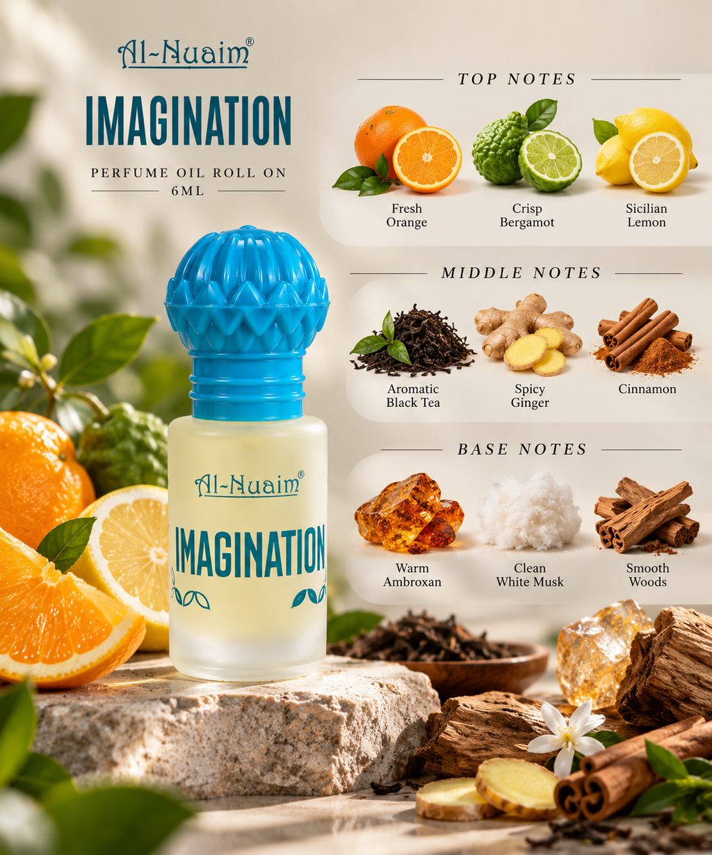 Al-Nuaim Imagination Attar Perfume Oil - 6ml