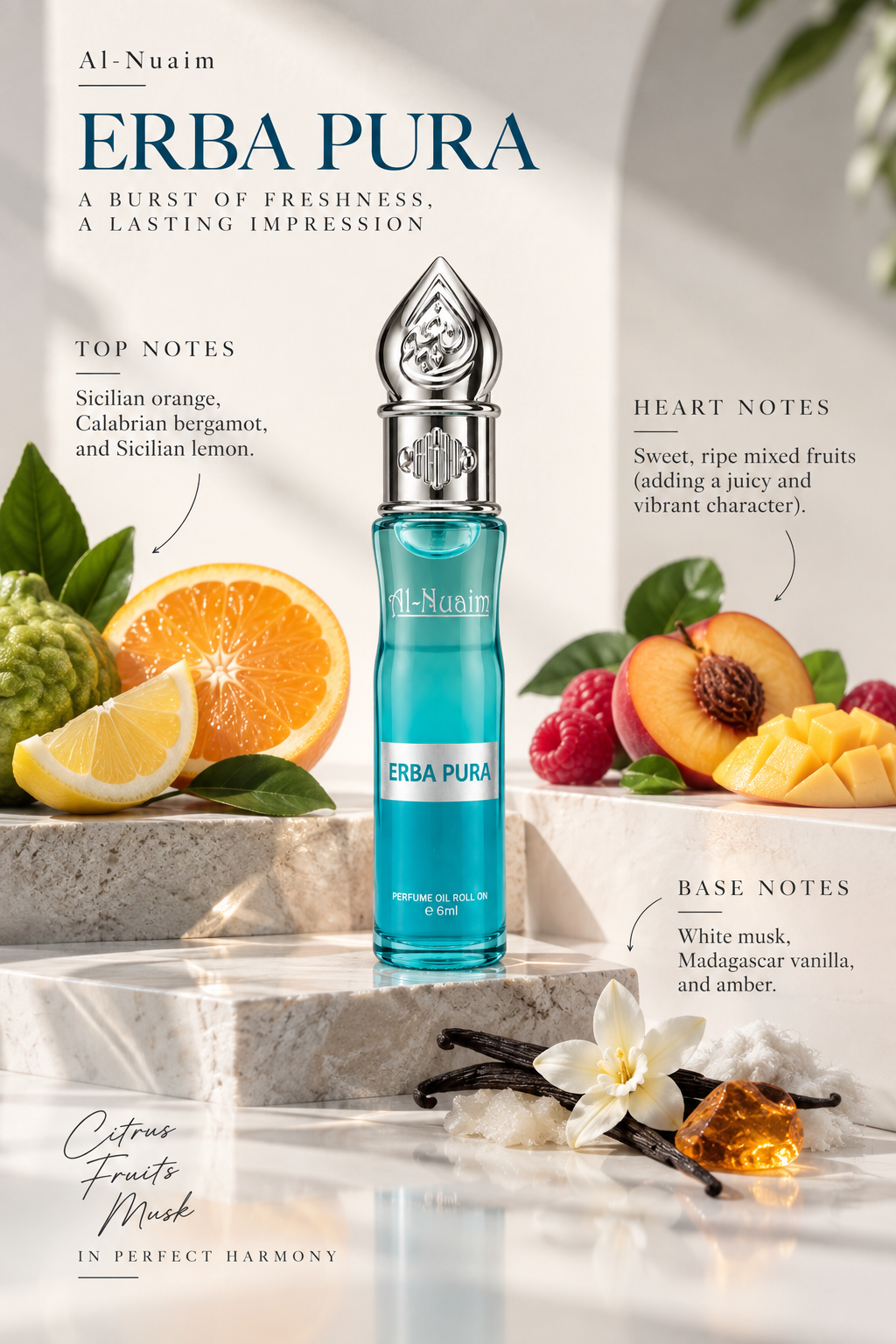 Al Nuaim Erba Pura Perfume Oil - 6ml