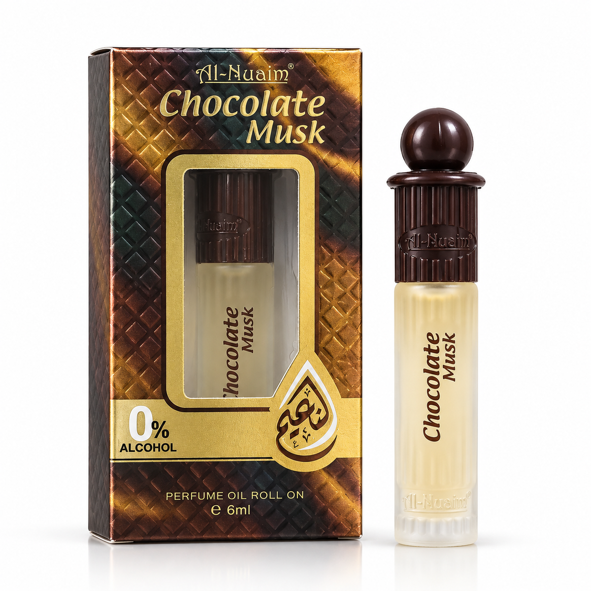 Al Nuaim Chocolate Musk Attar Perfume Oil - 6ml